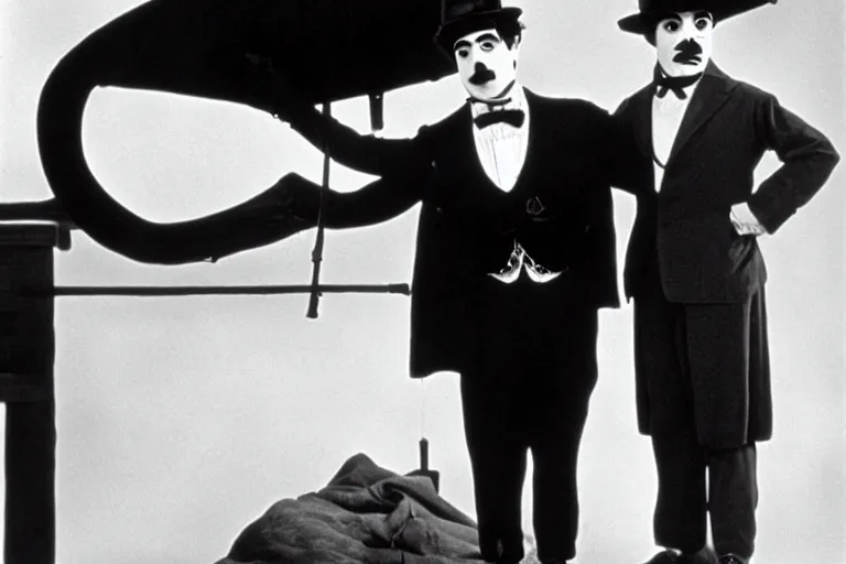 Antonio Banderas as Charlie Chaplin in 'My Chap | Stable Diffusion ...