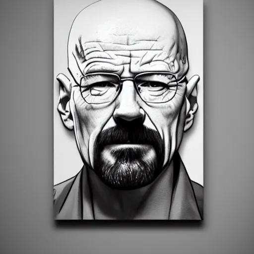 Image similar to Walter White flees from Miley Cyrus, 8k, realistic, trending on artstation, stylized.