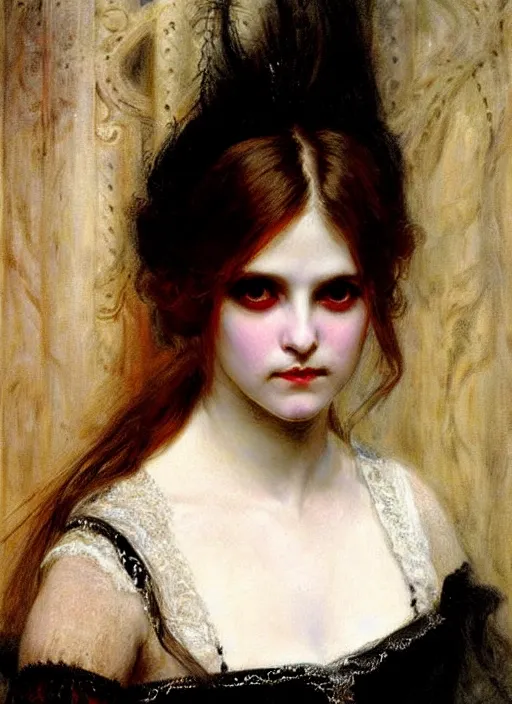 Prompt: gothic # princess portrait. by william henry hunt * *, highly detailded