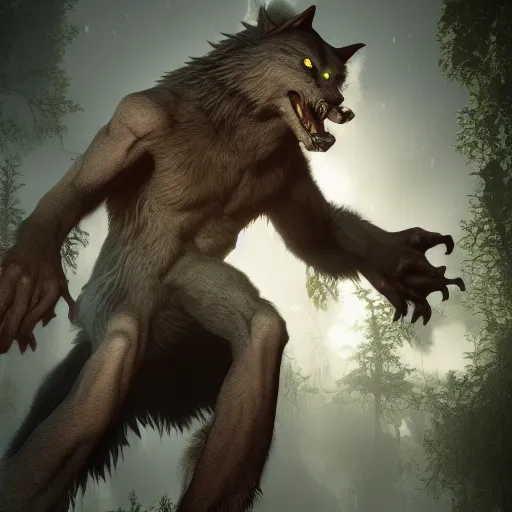 Image similar to werewolf from van helsing unreal engine hyperreallistic render 8k character concept art masterpiece