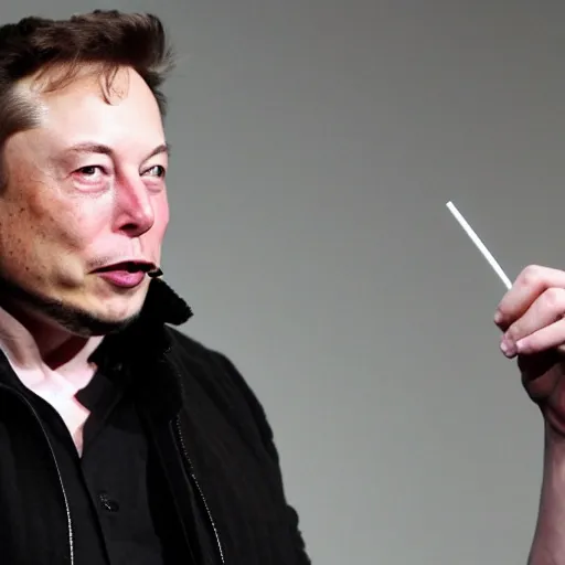 Image similar to Elon Musk smoking weed