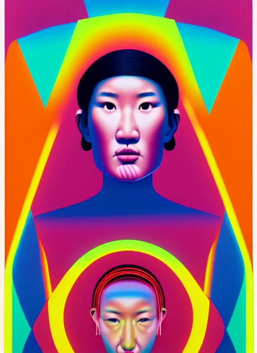 Image similar to peggy gou by shusei nagaoka, kaws, david rudnick, airbrush on canvas, pastell colours, cell shaded, 8 k