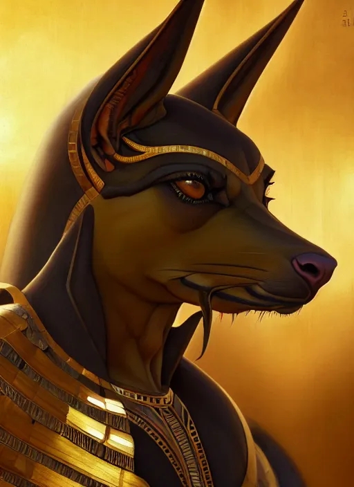 close up portrait of sinister anubis, egyptian | Stable Diffusion | OpenArt