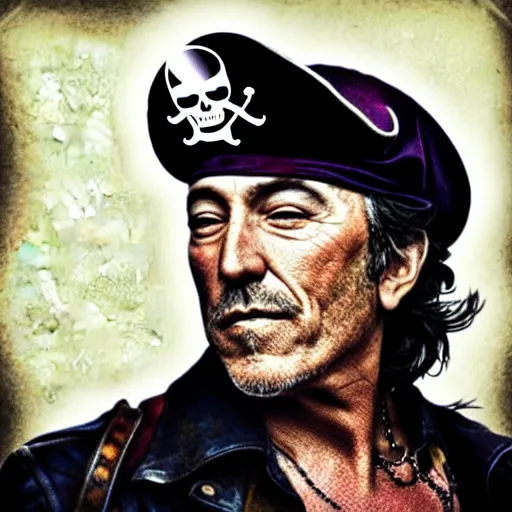 Image similar to pirate Bruce Springsteen