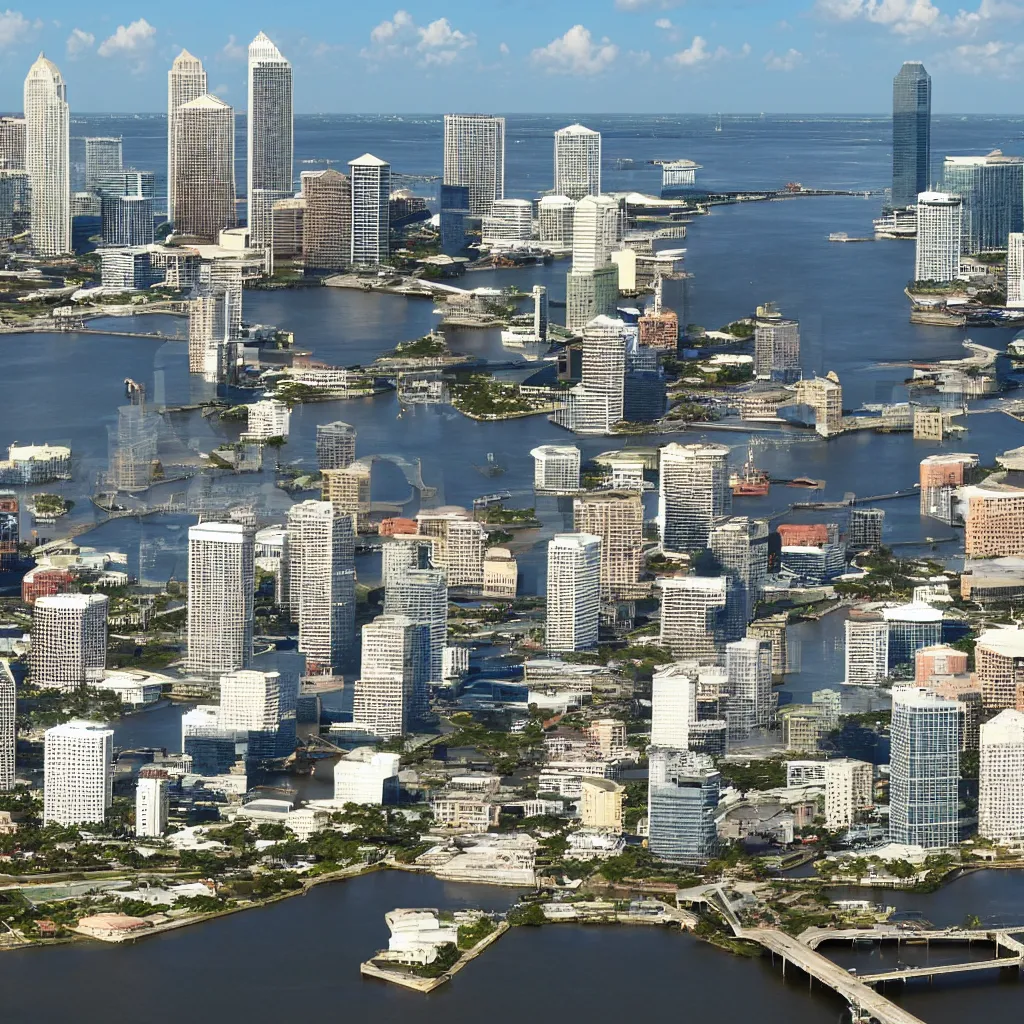 Image similar to vector image of tampa, florida