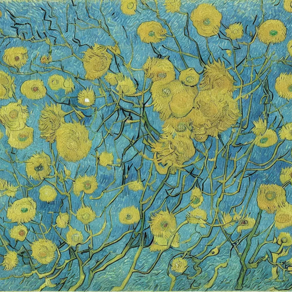 Image similar to ryver by van gogh