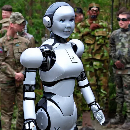 Image similar to a humanoid robot soldier