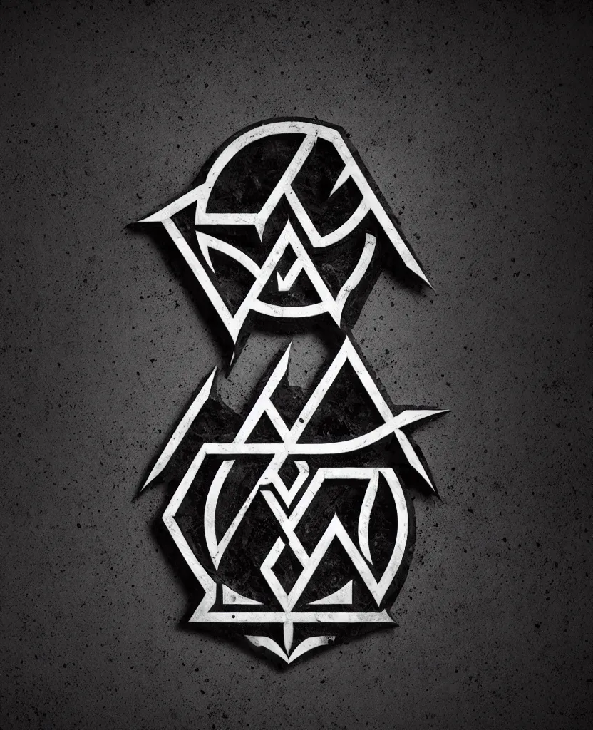 Prompt: the best black metal logo ever. octane render, trending on artstation, very coherent symmetrical artwork. cinematic, hyper realism, high detail, octane render, 8k