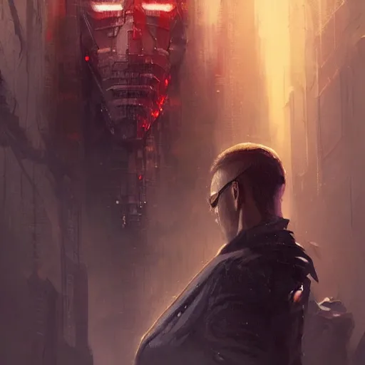 Image similar to neuromancer, painted by greg rutkowski, painted by stanley artgerm, painted by igor kieryluk, digital art, promotional art, trending on artstation