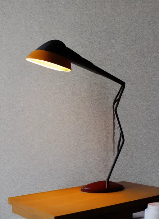 Image similar to a desk light designed by harvey littleton