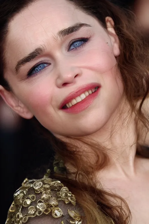 Image similar to Emilia Clarke, up close
