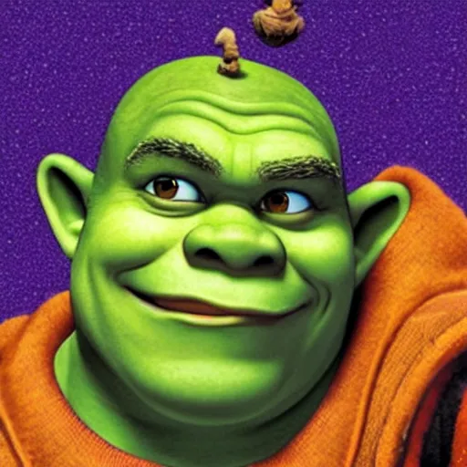 Prompt: portrait of shrek, by Akira Toriyama