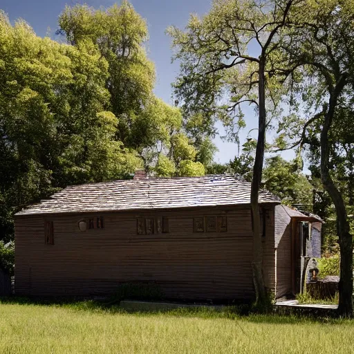 Image similar to a photo of a house so uninteresting and unremarkable, with nothing to make it unique, a truly normal house