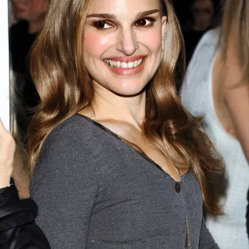 Prompt: natalie portman with pesto on her face