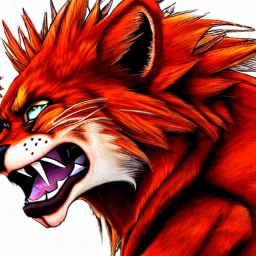Prompt: Red XIII