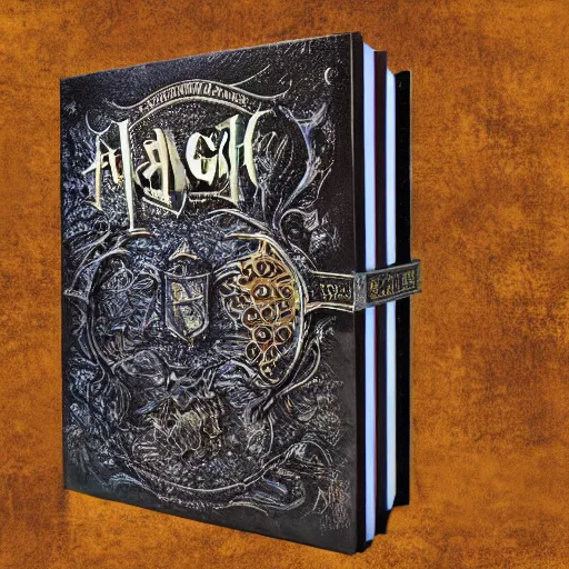 Image similar to cover of magic book written by harry potter, highly detailed, 4 k