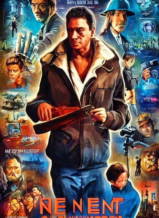 Image similar to a movie poster for you're next ( 2 0 1 1 ), poster art by drew struzan, featured on reddit, retrofuturism, movie poster, reimagined by industrial light and magic, poster art