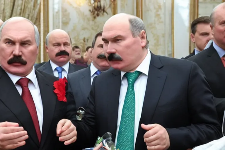 Prompt: lukashenka like a piece of shit