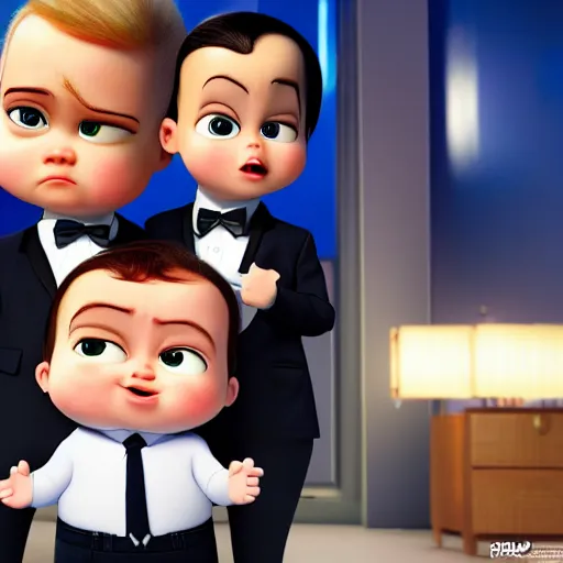 Image similar to Boss Baby Origins. Highly realistic. High resolution. Highly detailed. Dramatic. 8k.4k.