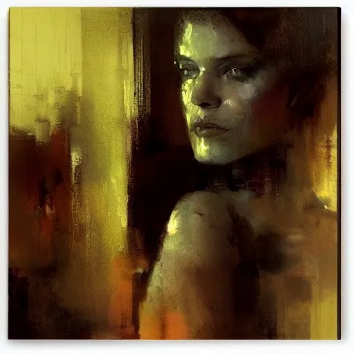 Image similar to portrait of rachael from bladerunner by jeremy mann