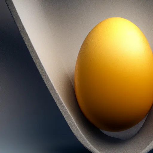 Prompt: icy egg lays beautifully among regular eggs, ray tracing, cinematic, digital art, realistic, octane render