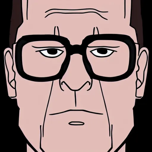 Image similar to Close-up portrait of Hank Hill