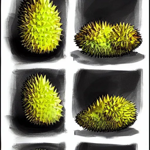 Image similar to humanized durian