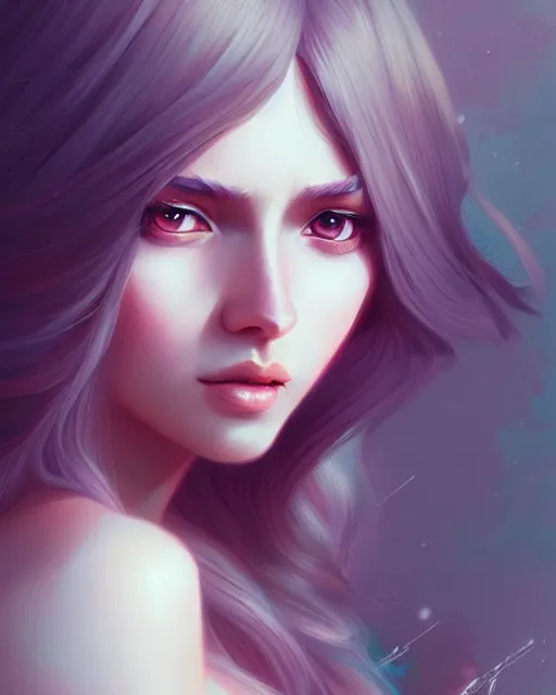 Image similar to soft pretty female with long hair, wearing gorgeous clothing, digital character illustration, artstation trending female illustration, intricate, sharp focus, hyper detailed, digital painting, matte, character art by prywinko art, pyromallis rene maritte, masterpiece