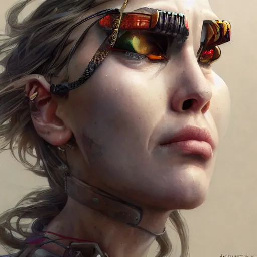 Image similar to brutalist Portrait of Tank Girl, intricate, wild, highly detailed, digital painting, artstation, concept art, smooth, sharp focus, illustration, art by artgerm and greg rutkowski and alphonse mucha and Hajime Sorayama