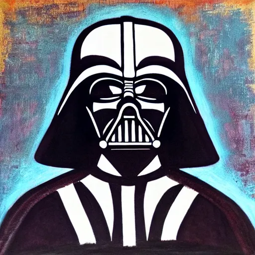 Prompt: darth vader as a Renascence painting