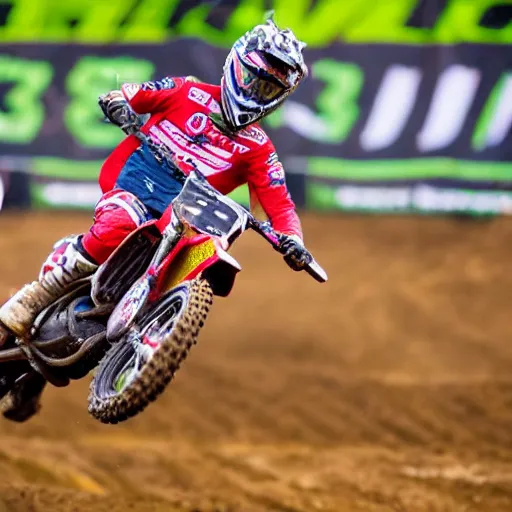 Prompt: photo of eli tomac