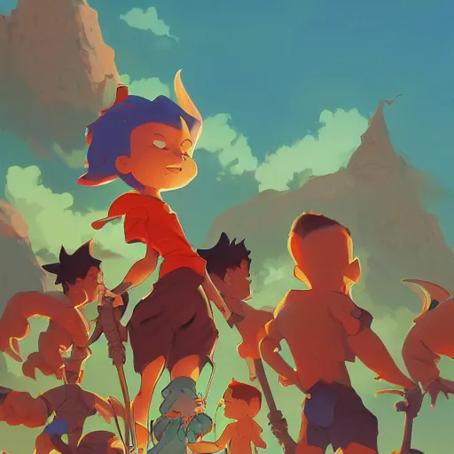 Image similar to hero world rugrats, behance hd by jesper ejsing, by rhads, makoto shinkai and lois van baarle, ilya kuvshinov, rossdraws global illumination