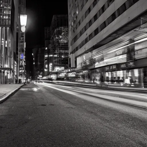 Image similar to roadside in a big city, night photography