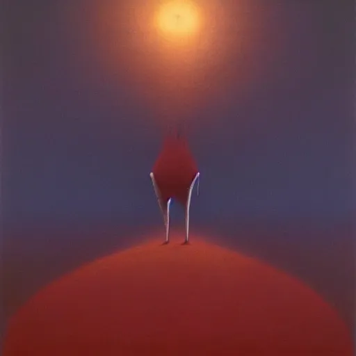 Image similar to Joe Biden. Ambition. Zdzisław Beksiński