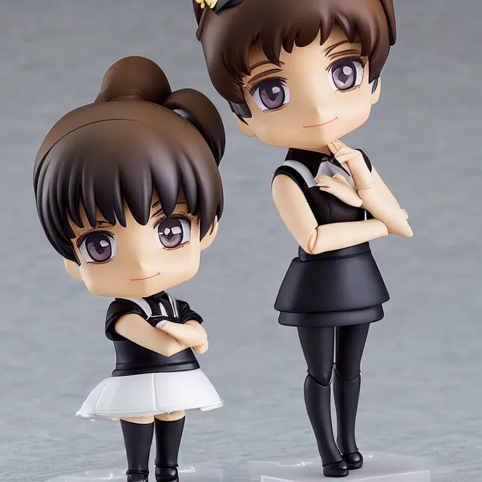 Image similar to audrey hepburn, an anime nendoroid of audrey hepburn, figurine, detailed product photo.