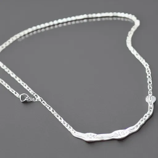 Image similar to sterling silver necklace, photo