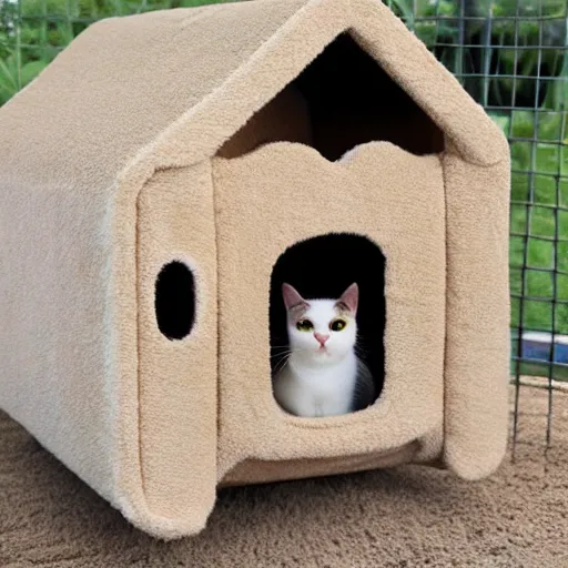 Image similar to photo of a cat house