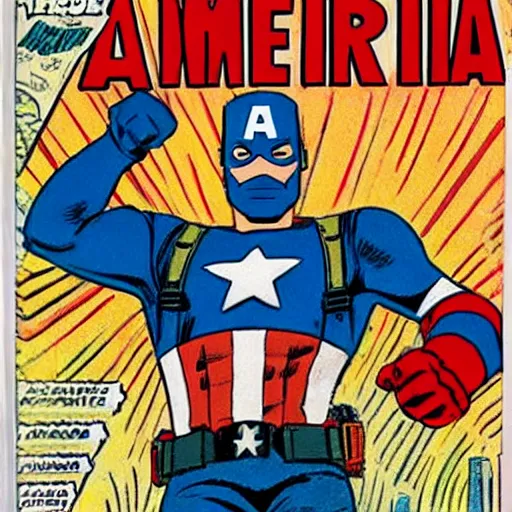 Image similar to Captain America versus a vilain dressed as a giant pickle, comic book cover, by Stan Lee