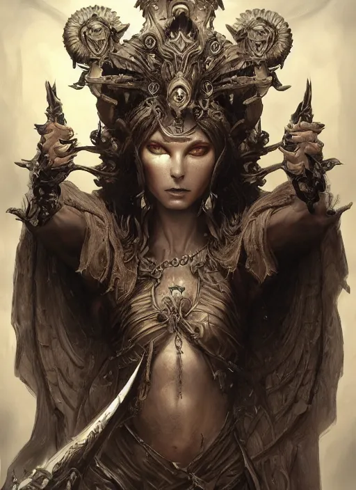 Image similar to digital _ painting _ of _ goddess of death _ by _ filipe _ pagliuso _ and _ justin _ gerard _ symmetric _ fantasy _ highly _ detailed _ realistic _ intricate _ port