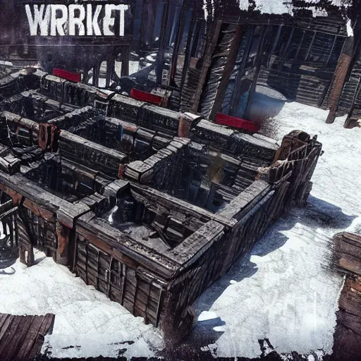 Image similar to frostpunk uninhabitable textured workplace pattern, symmetrical