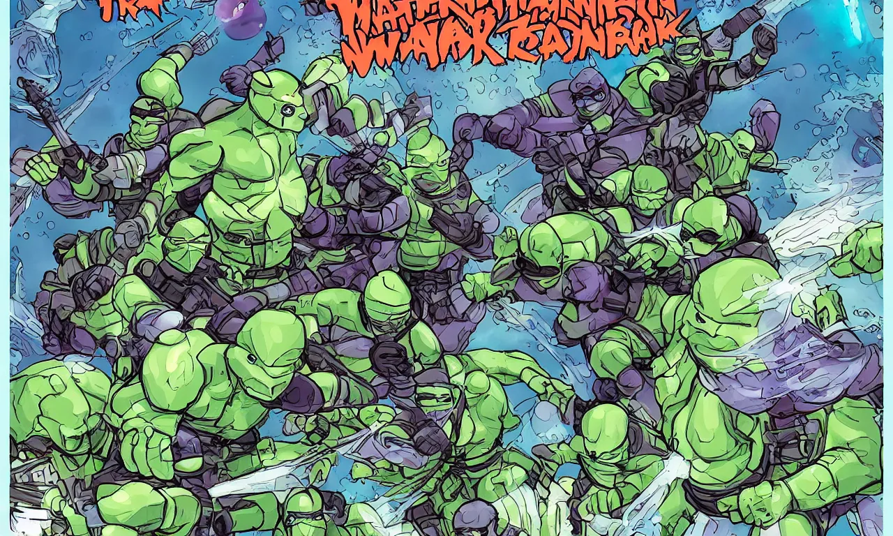 Image similar to transfer mutant ninja waterbears