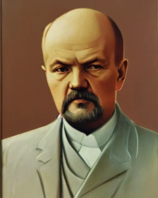 Image similar to vladimir illich lenin, leader of the world proletariat, socialist realism, art art, good quality