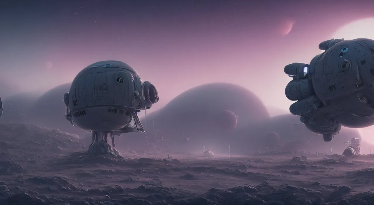 Image similar to Space ship cemetery outer space, matte painting by Simon Stålenhag, featured in artstation, octane render, cinematic, elegant, intricate, 8k,