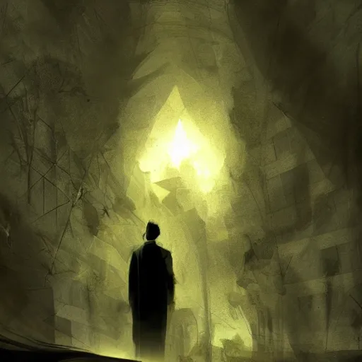 Image similar to no fears, okay one fear, highly-detailed, elegant, dramatic lighting, artstation, 4k, cinematic landscape by Dave McKean