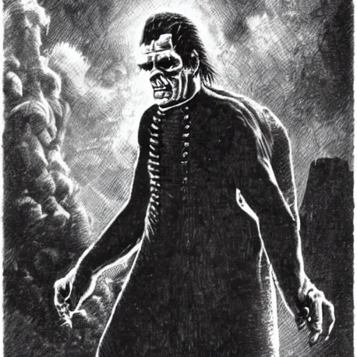 Image similar to Frankenstein's monster