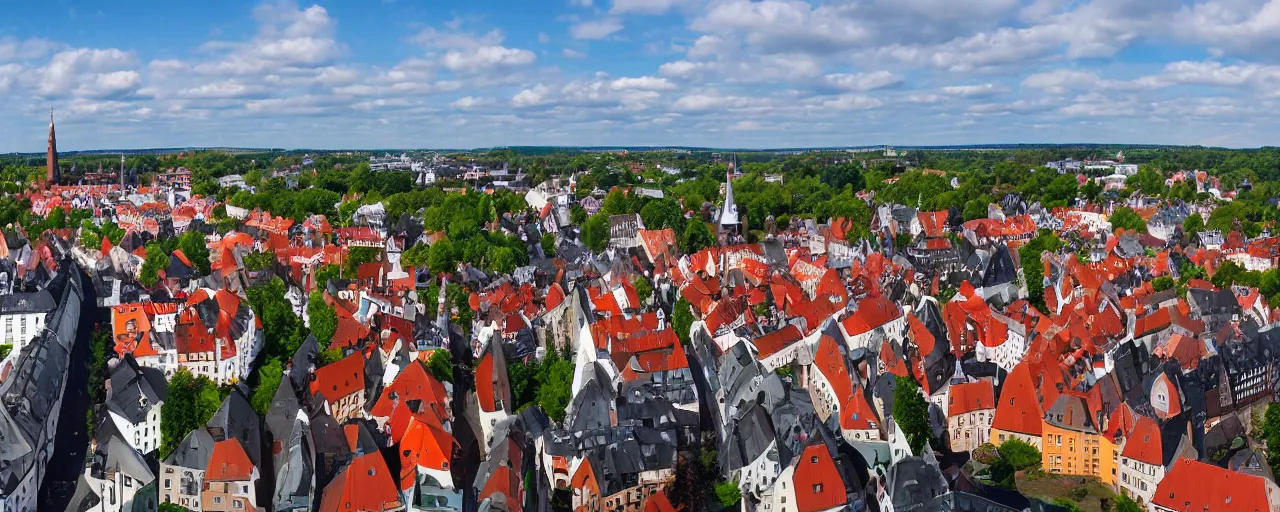 Prompt: Panorama of Gotenburg, Sweden.