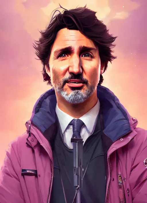 Prompt: highly detailed portrait justin trudeau ( ( pink hoody rainbow socks ) ) holding mp 5! in gta v stephen bliss unreal engine fantasy art by greg rutkowski loish rhads ferdinand knab makoto shinkai lois van baarle ilya kuvshinov rossdraws tom bagshaw global illumination radiant light detailed intricate environment