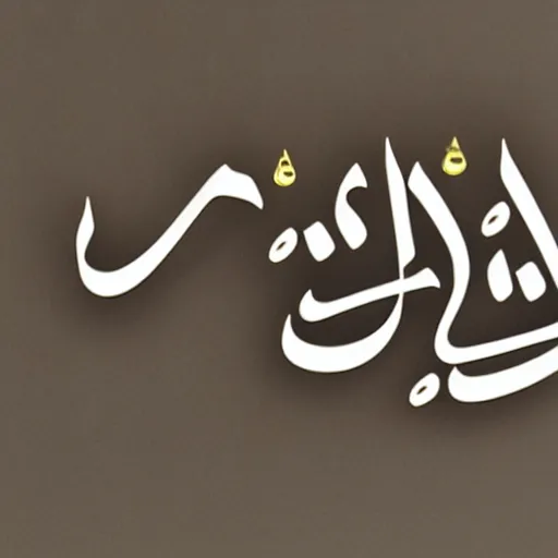 Prompt: arabic calligraphy of the international hearing aid logo