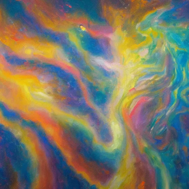 Image similar to astral dimension, oil painting