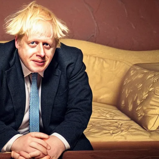 Image similar to boris johnson as satan, photorealistic, 8 k